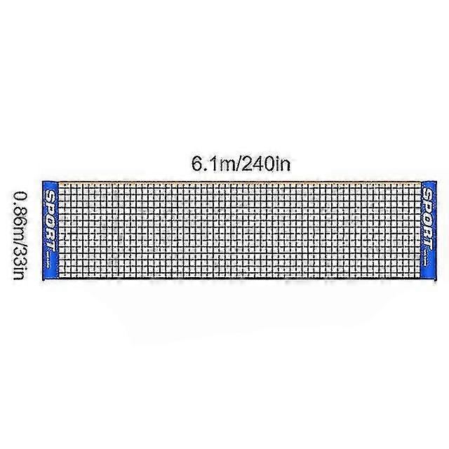 Tennis Net Badminton Net Portable Folding Simple 3m 4m 5m 6m Happy H