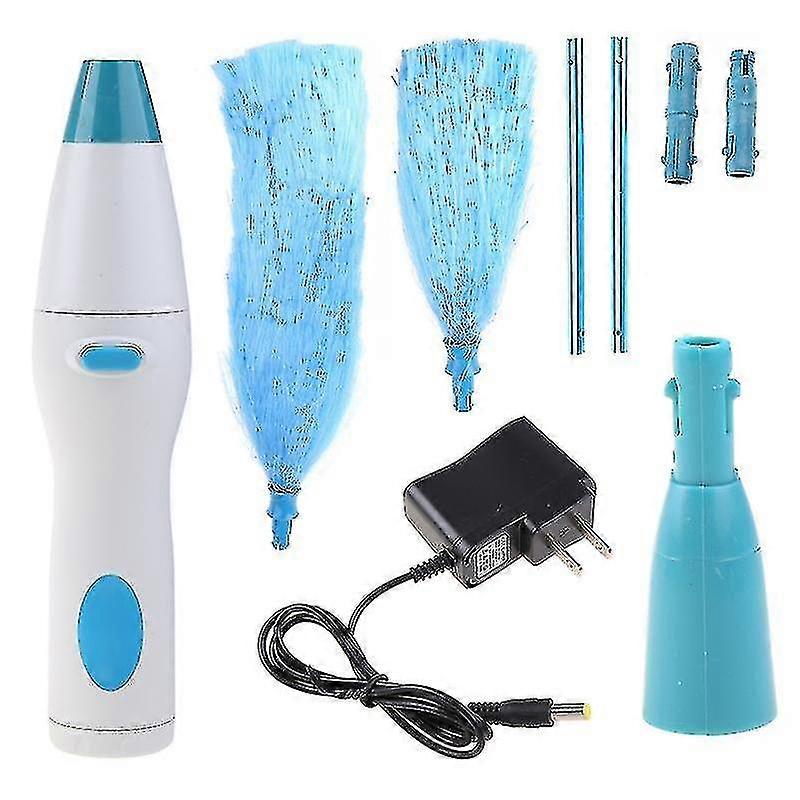 Electric Duster Rechargeable Dust Removal Brush Extendable Rotary Cleaning Tool