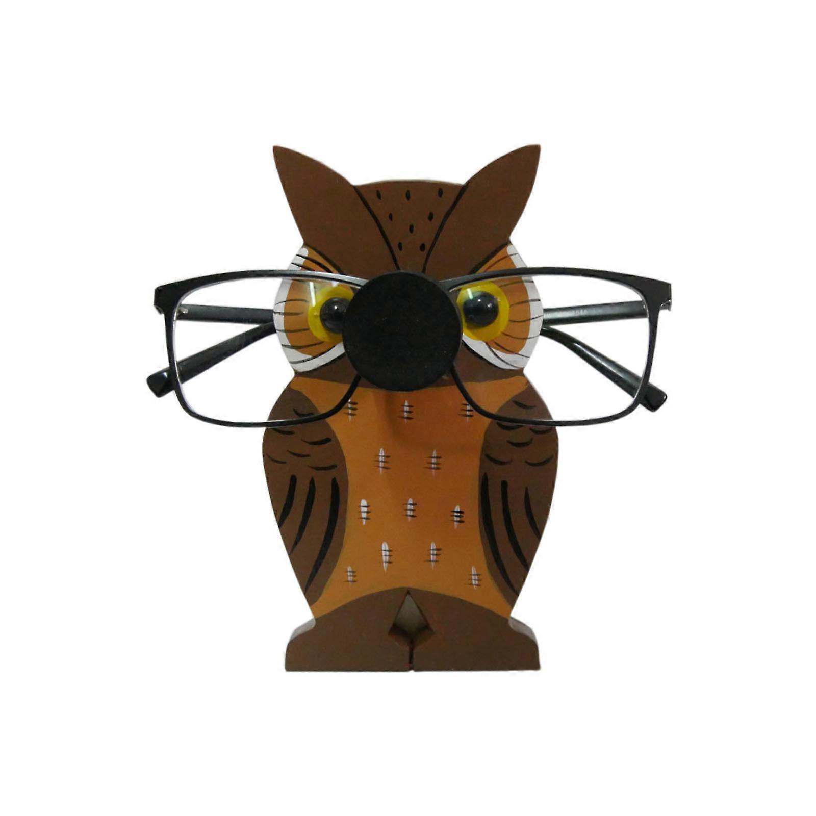 Ochelari de animale cadru titular stand lemn sculptură ochelari de vedere desene animate ochelari de soare Rack Retainers spectacol de afișare cadou