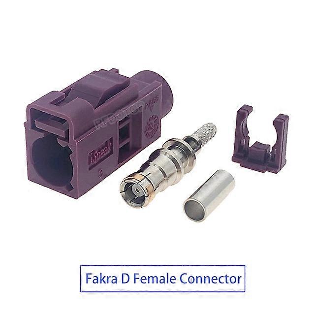 Fakra A B C D E F G H I K Z Conector crimp mamă Radio auto Antenă GPS FM Fakra Adaptor pentru cablu pigtail RG316 RG174