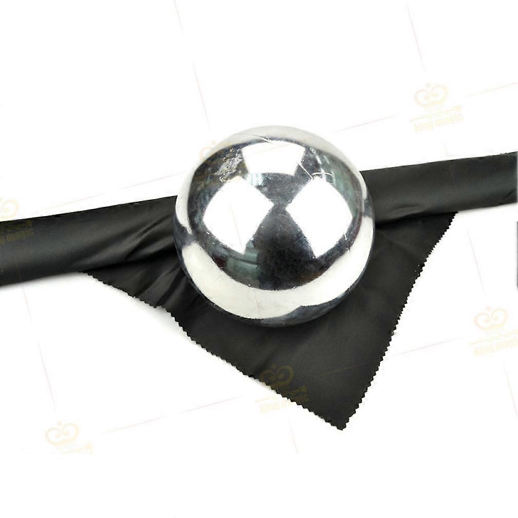 Zombie Ball With Foulard,Medium (Silver color Diamter 12cm) Floating Magic Tricks Illusion Stage Magia Gimmick Props Magician