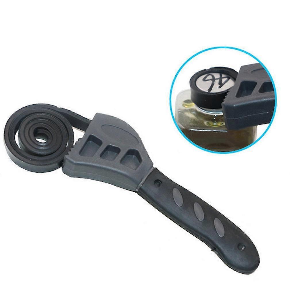2 Piece Bottle Opener 500mm Rubber Strap Wrench