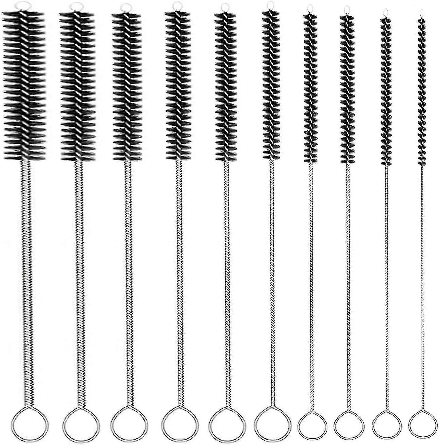 10pcs Bottle Brush Small Nylon Pipe Brushes Suitable For Cleaning Narrow