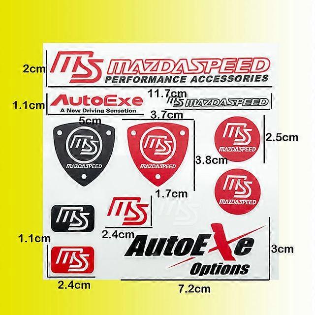 Bil Decor Emblem Badge Auto Rear Bumper Trunk Sticker Bil Styling For Mazda 2 3 6 MS Speed CX-5 CX-4 M6 M3 Axela Atenza RX8