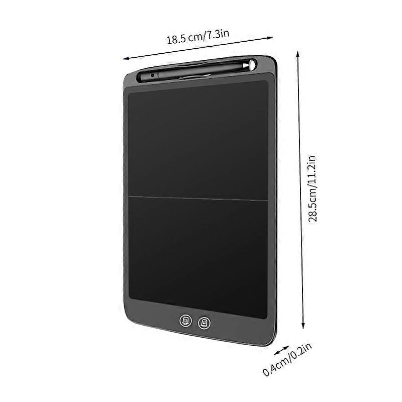 12 Inch LCD Writing Tablet Electronic Digital Drawing Board Ultra-Thin Writing Pad Split Screen One-Click Erase with Lock Button Gift for Children Adu