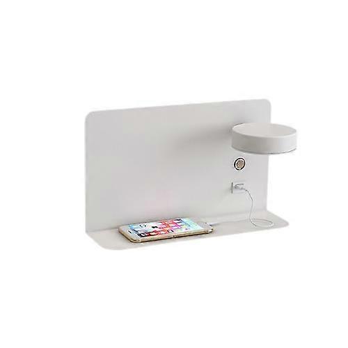 LED Wall Lights With Switch And USB Interface Fashion White Black Lamp Fixture Corridor Aisle Lighting Art Luminaire Wandlamp