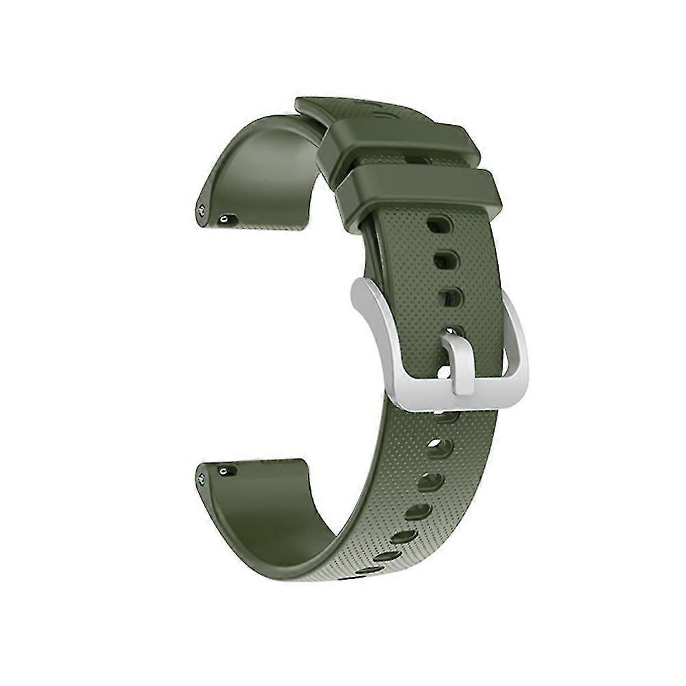 1 bracelet de montre vert foncé 18mm