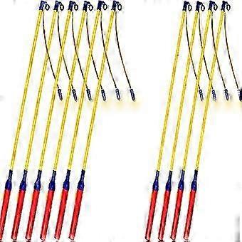 10X Lantern Stick For Children Lanterns For St 40 Cm In Set Lantern With Rod And Light Electric Battery Operated