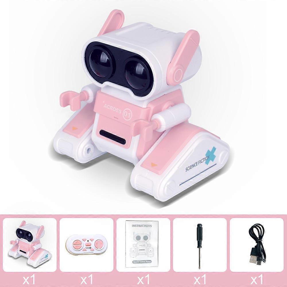 Jouet Robot, Jouet Robot Télécommandé pour Garçons, Robot Télécommandé avec Yeux LED et Musique, Cadeau pour 3 4 5 6 7 8 9 Ans Enfants Garçons et Filles