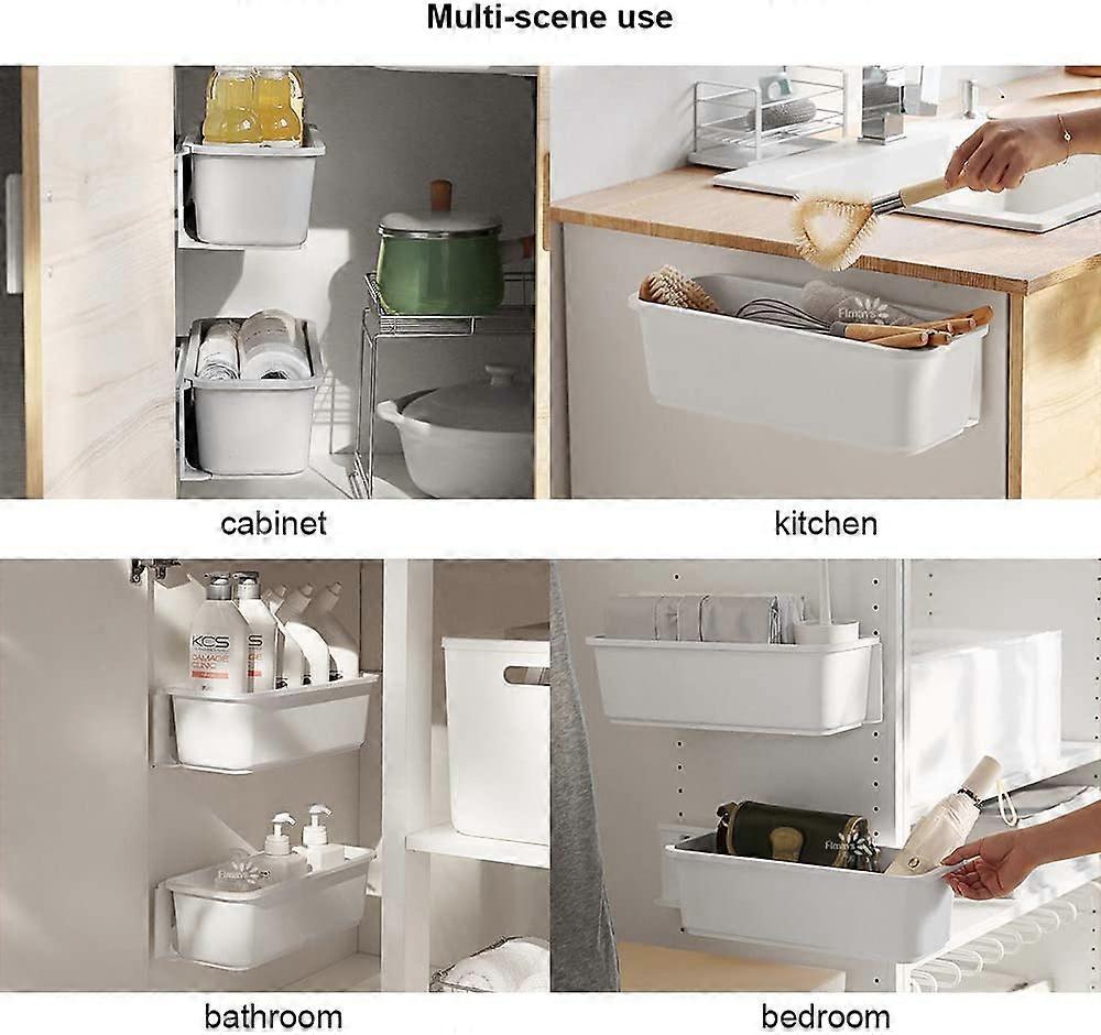ROOMTEC Organizer Scorrevole Per Armadio Cucina – 2 Ripiani Estraibili, Cromato, Larghezza 57,1 Cm, Portata 45 Kg
