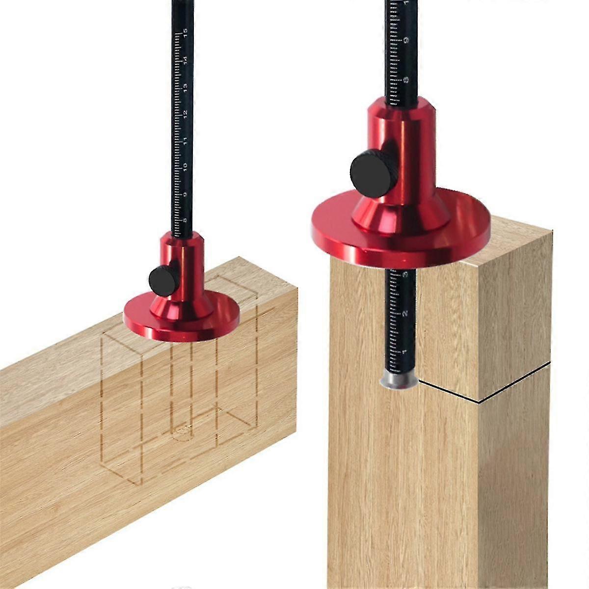 Wheel Marking Gauge Woodworking Scriber Wood Marking Tools with Inch&MM Scale - Parallel Line Drawi