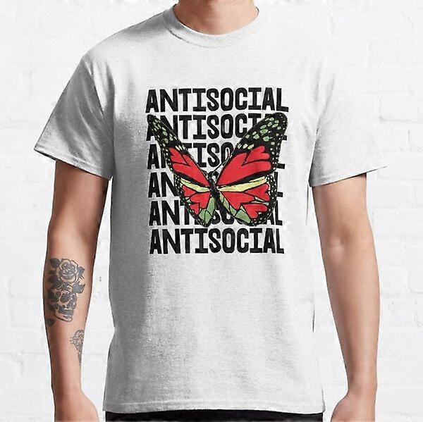 Tricou antisocial fluture clasic-RK3681