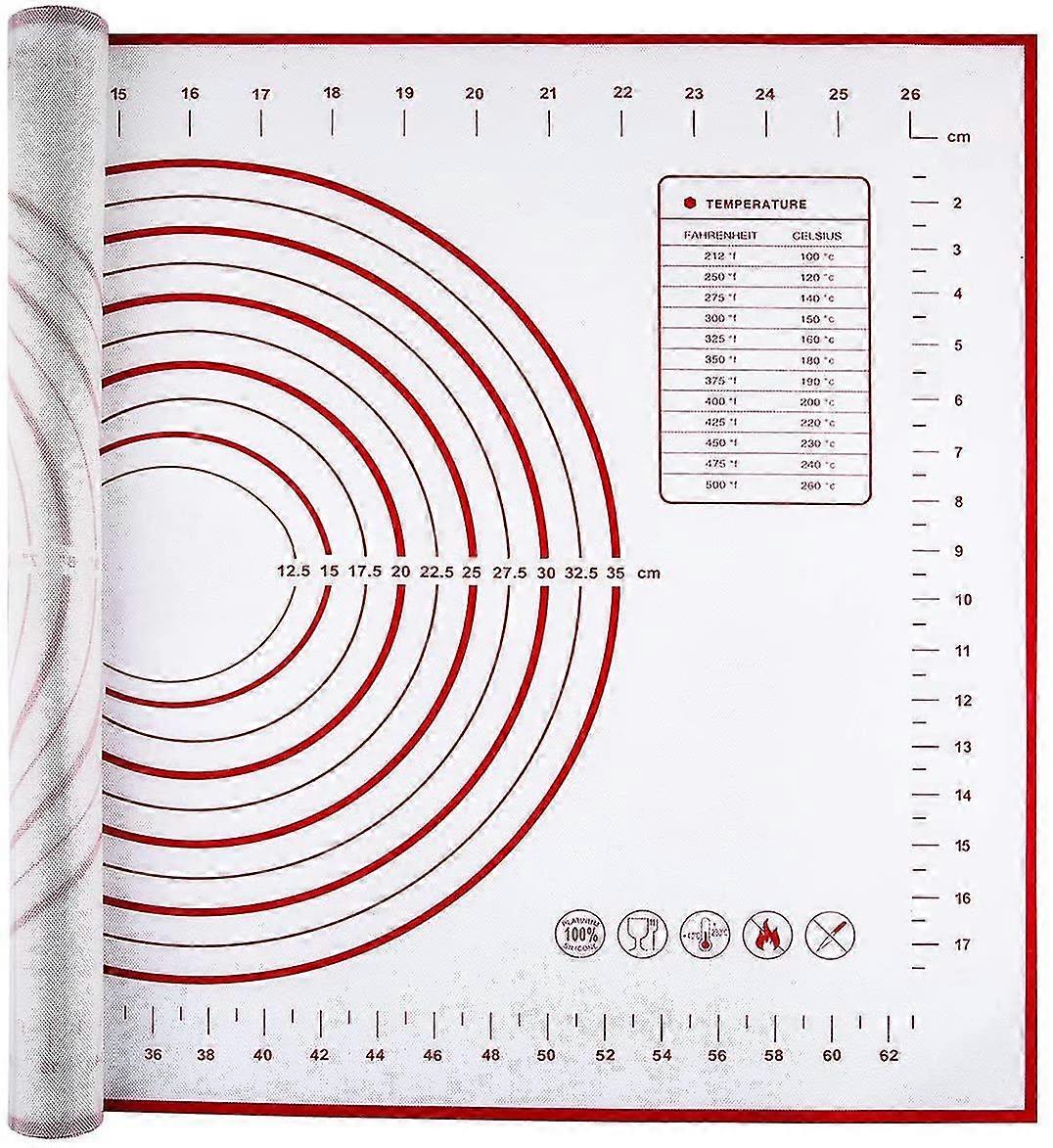 Silicone Baking Mat, Non-stick Baking Non-slip Roll-out Mat For Dough
