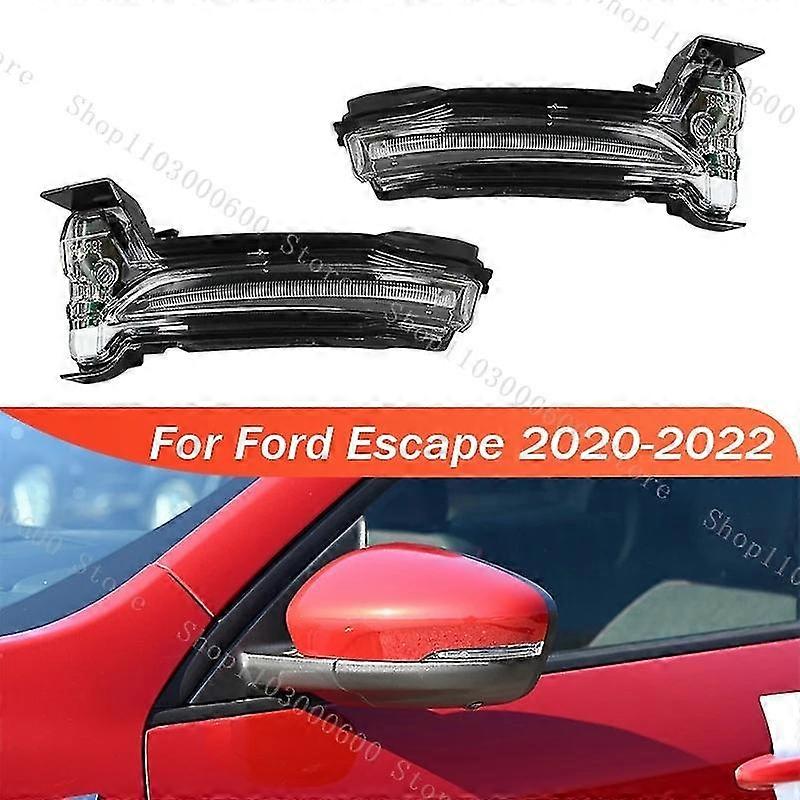 For Ford Escape 2020 2022 2022 Rearview Side Mirror Turn Signal Light Lamp Repeater