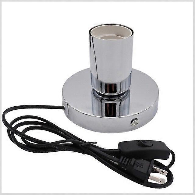 E27 Socket Vintage Metal Table Lamp Base Holder 220V EU US Plug Retro Night Lights Desk Lamps for Bedroom Living Room Decoration