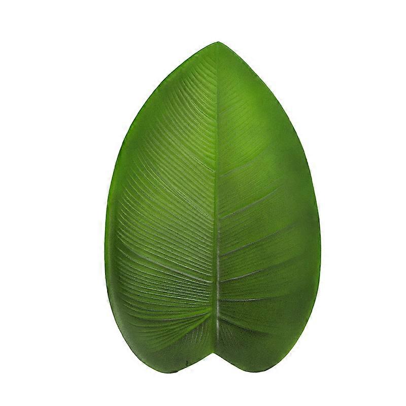 Elastic Place Mat Bright-colored EVA Creative Leaf Shape Dinner Mat for Home