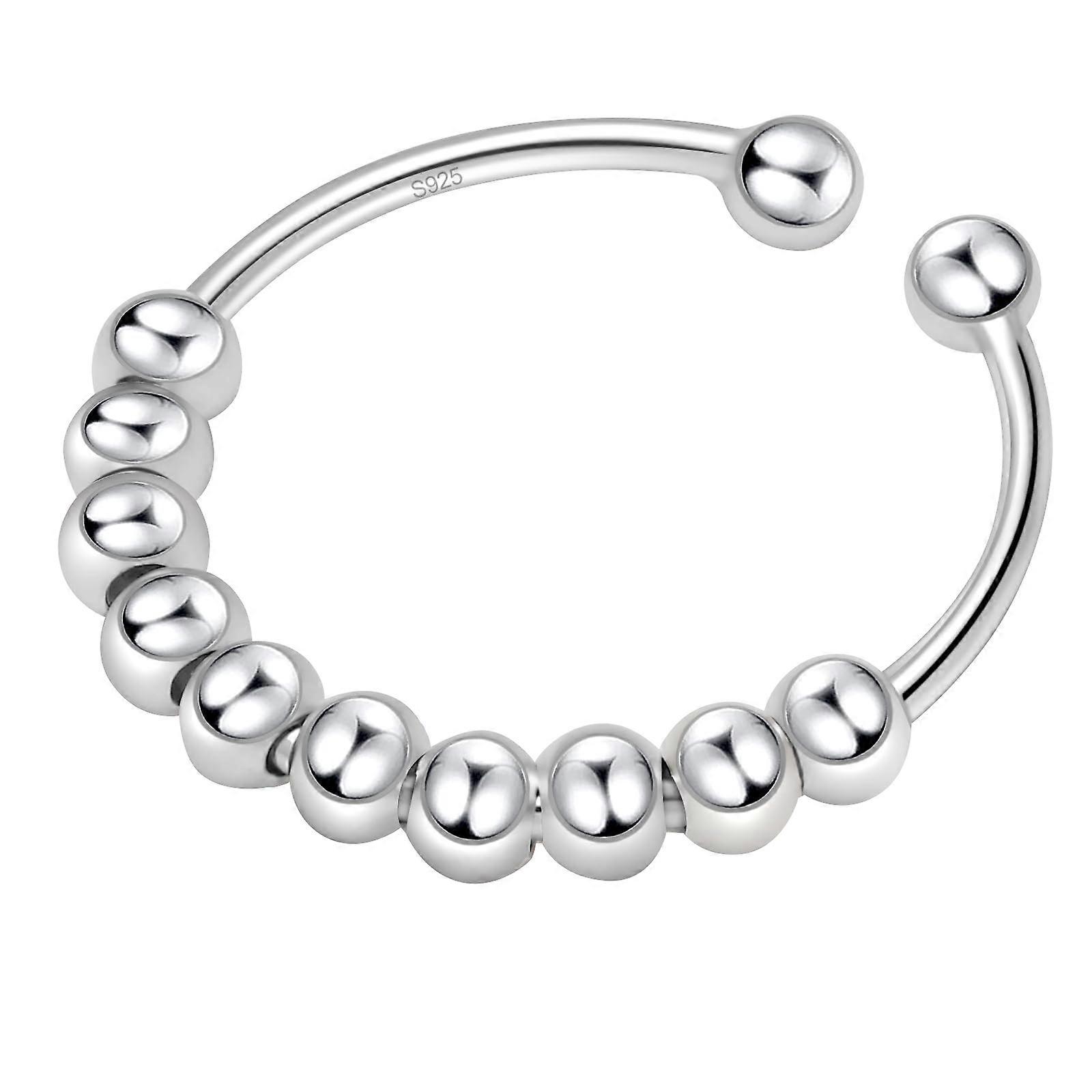 Anel de ansiedade aberto ajustável Anti-Stress Ring Spinner Ring Fidget Ring