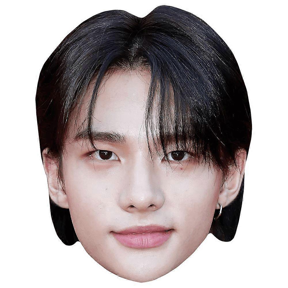 Hyunjin (Fringe) Celebrity Mask, Flat Card Face