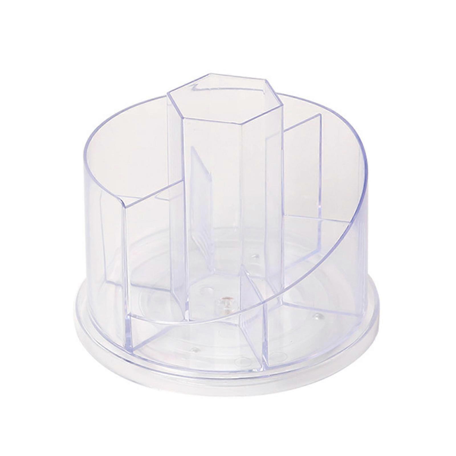 360 Degree Rotation Pen Holder 7 Compartment Container Storage Accessory