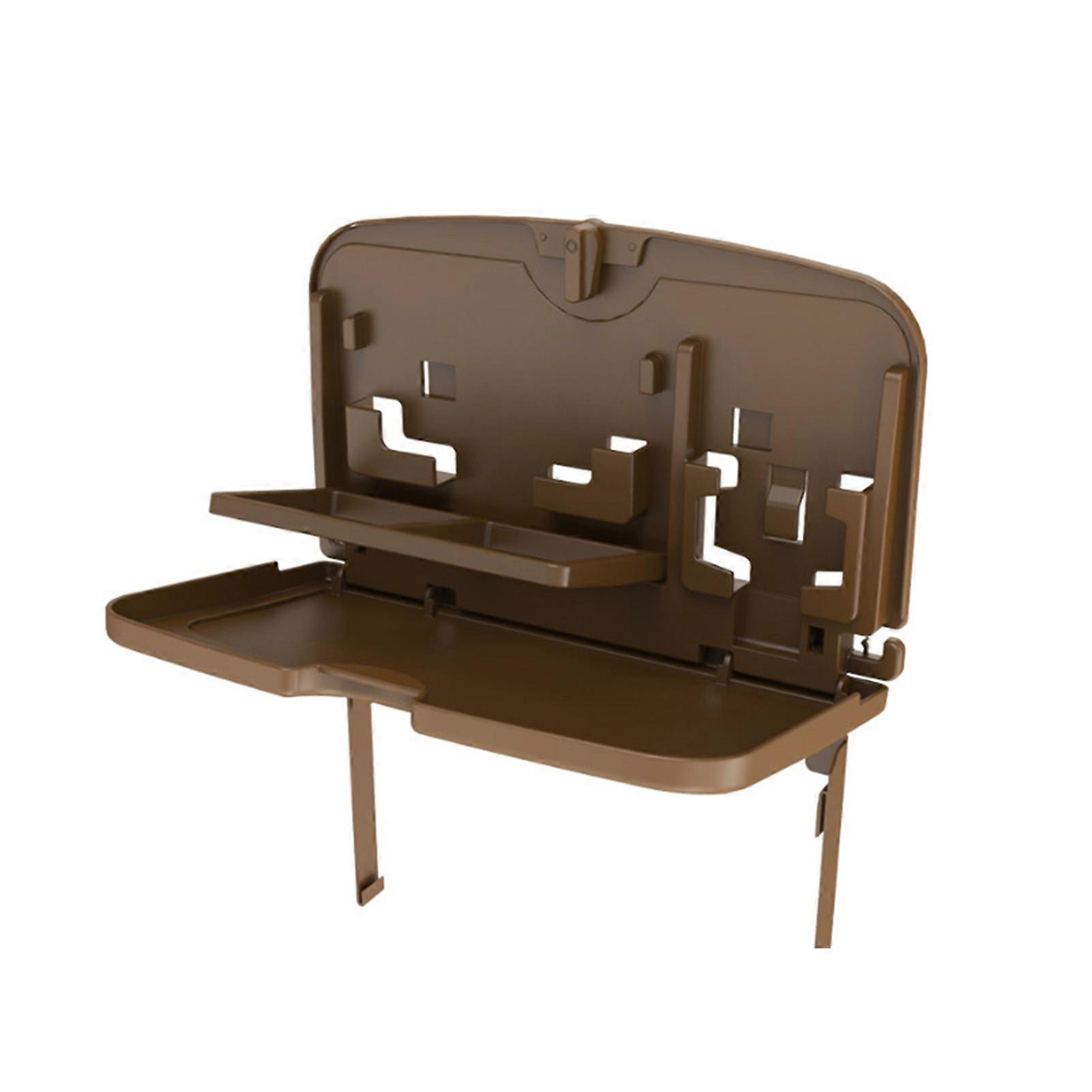 Back Seat Table Easy Installation Fine Workmanship Stable Wear-resistant Hanger Design Storage Organizer Portable Multi-function Car Rear Seat Dining