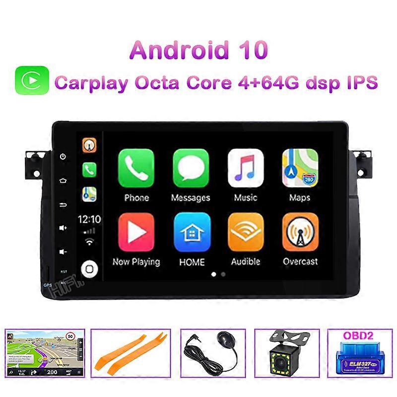 IPS dsp 9" Android 10 8 Core Radio Car DVD Player GPS for BMW E46/Rover 75/MG ZT/E46 M3 2000 2001 2003 2003 2004 2005 2006