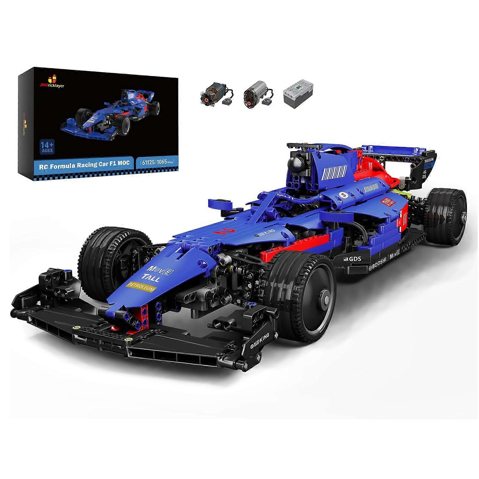 JMBricklayer F1 Race Car Building Block Sets for Adults, RC Cars Model Toys Construction Set, Collectible or Home Display, Ideal Racing Car Gifts for