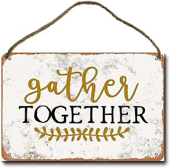 レトロなハンギングウッドサイン8 "x12"をLoMallでまとめる