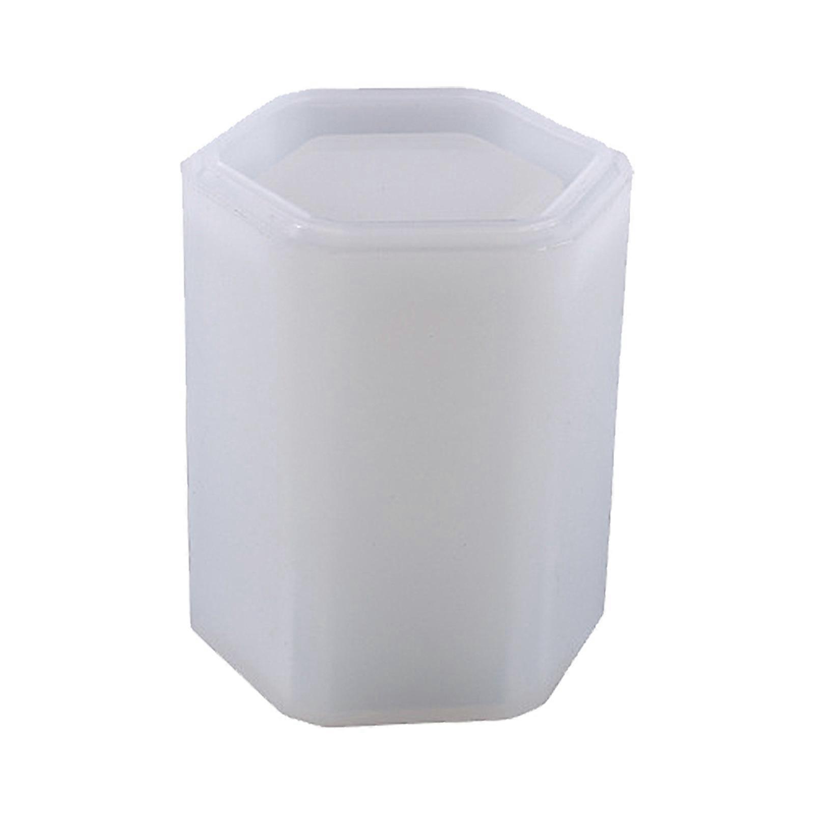 Pen Holder Mold Elastic Tear-resistant Silicone Practical Non-stick Epoxy Mold for School