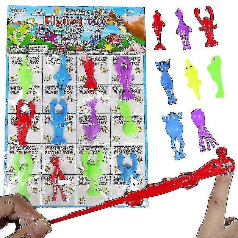 12pc Sucker Dart Strange New Tpr Soft Glue Marine Animal Launcherl Boring Tricky Vent Finger Toy-cl.