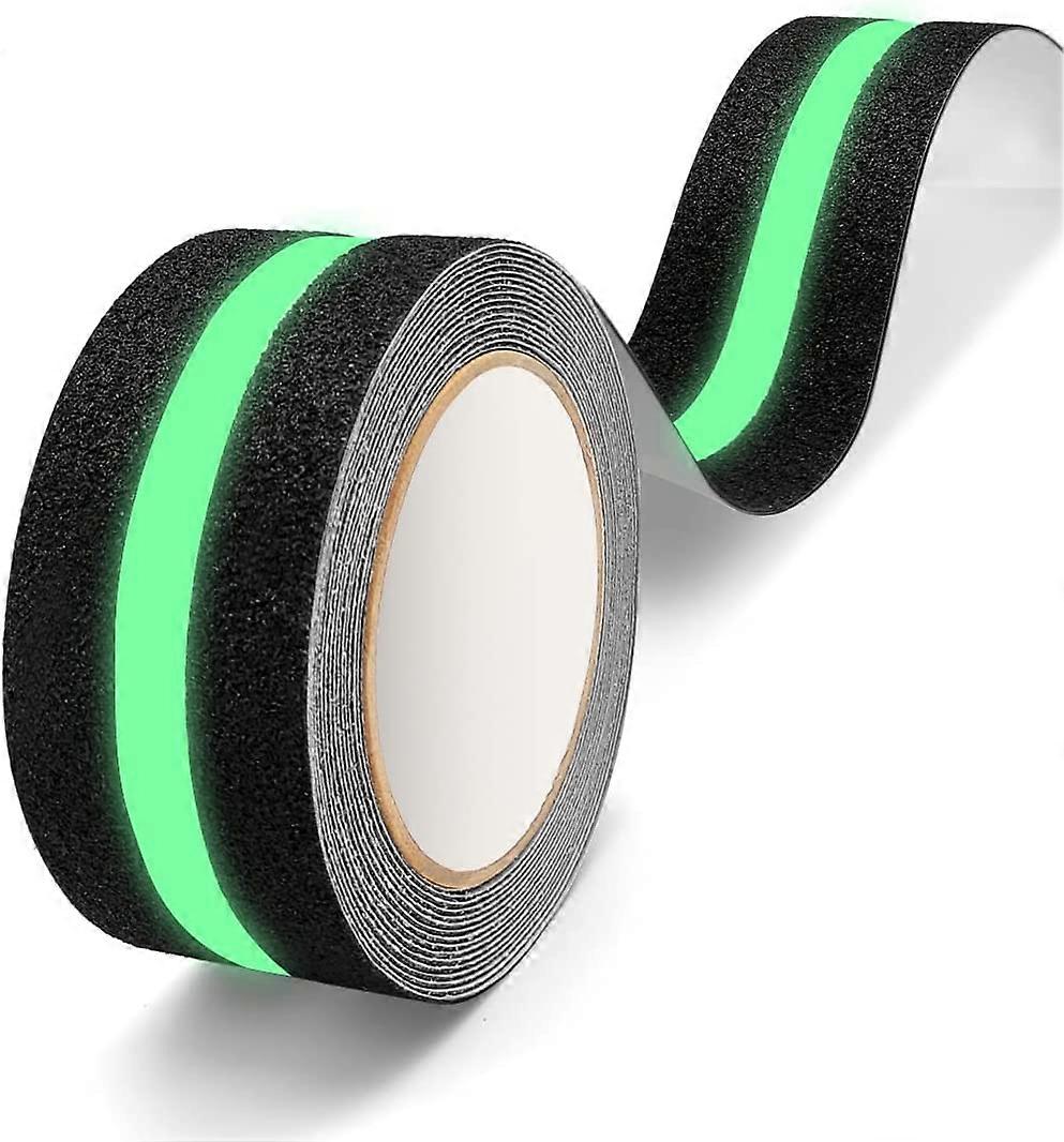 Non-Skid Tape, Anti-Skid Tape Strips with Non-Slip Adhesive Tape for Stairs, Steps, Flooring, Strong Non-Skid Tape, Self-Adhesive, Black (50mm x 5m, F