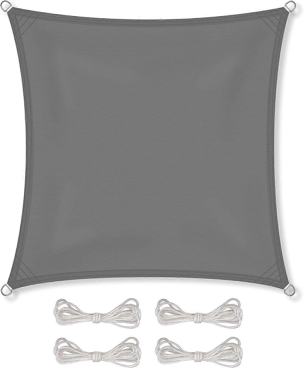 Promotional sales Shade Sail Sunshade Garden Balcony Hydrophobic PES Polyester Square 3 x 4 m Anthracite