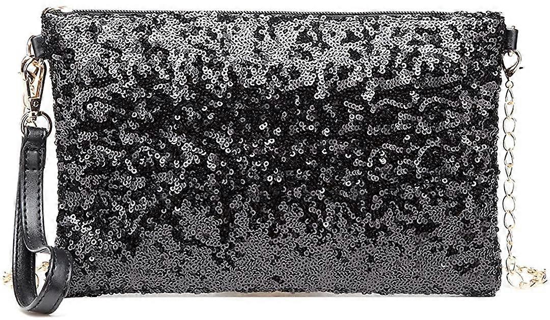 Lh1765 Bk ميني حقيبة كروسبودي للنساء مخلب سلسلة حقيبة الكتف مساء حزب ساطع الترتر