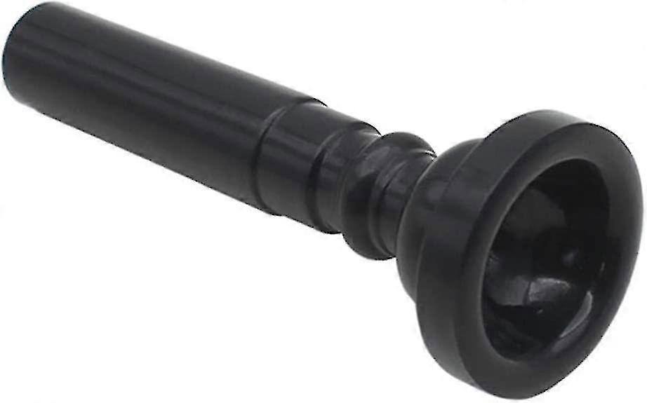 Trumpet Mouthpiece 7c Size Instrument Accessorymade Of Abs Plastic, Black