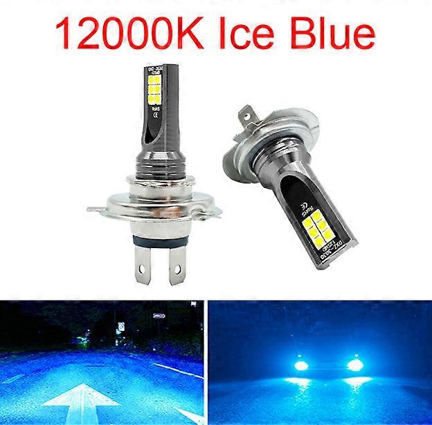 suitable for 2Pcs Led H4 H7 Bulbs Headlight Super Bright H8 H9 H11 9005 9006 HB3 HB4 Car Fog Light H1 H3 Auto Driving Running Light 12V 6000K