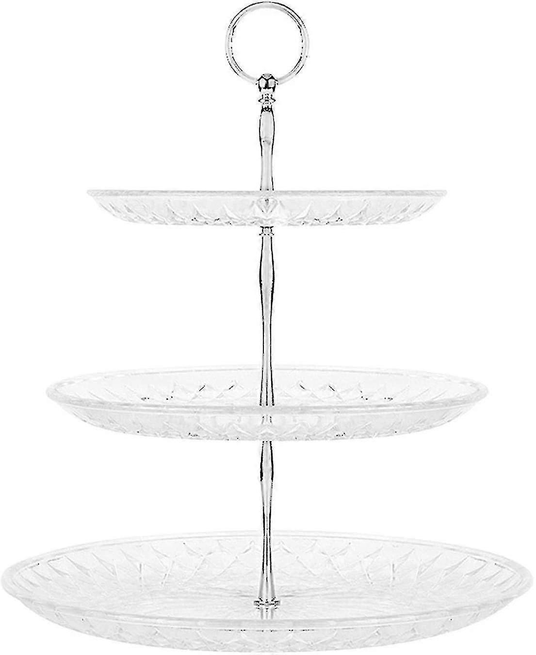 Kage D 3-lags kage D Dessert D Te Lagdelt servering Fad Frugt Display D Wienerbrød Servering Traycake D 3-lags kage D