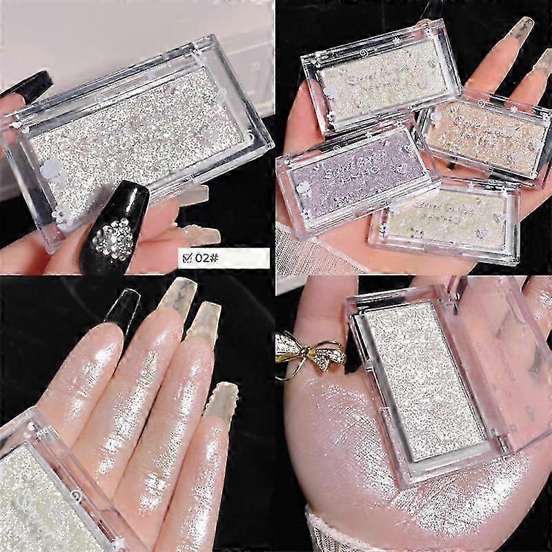 MYHO Gesicht Highlighter Palette Bronzer Konturierendes Highlight Puder Make-up Schimmer