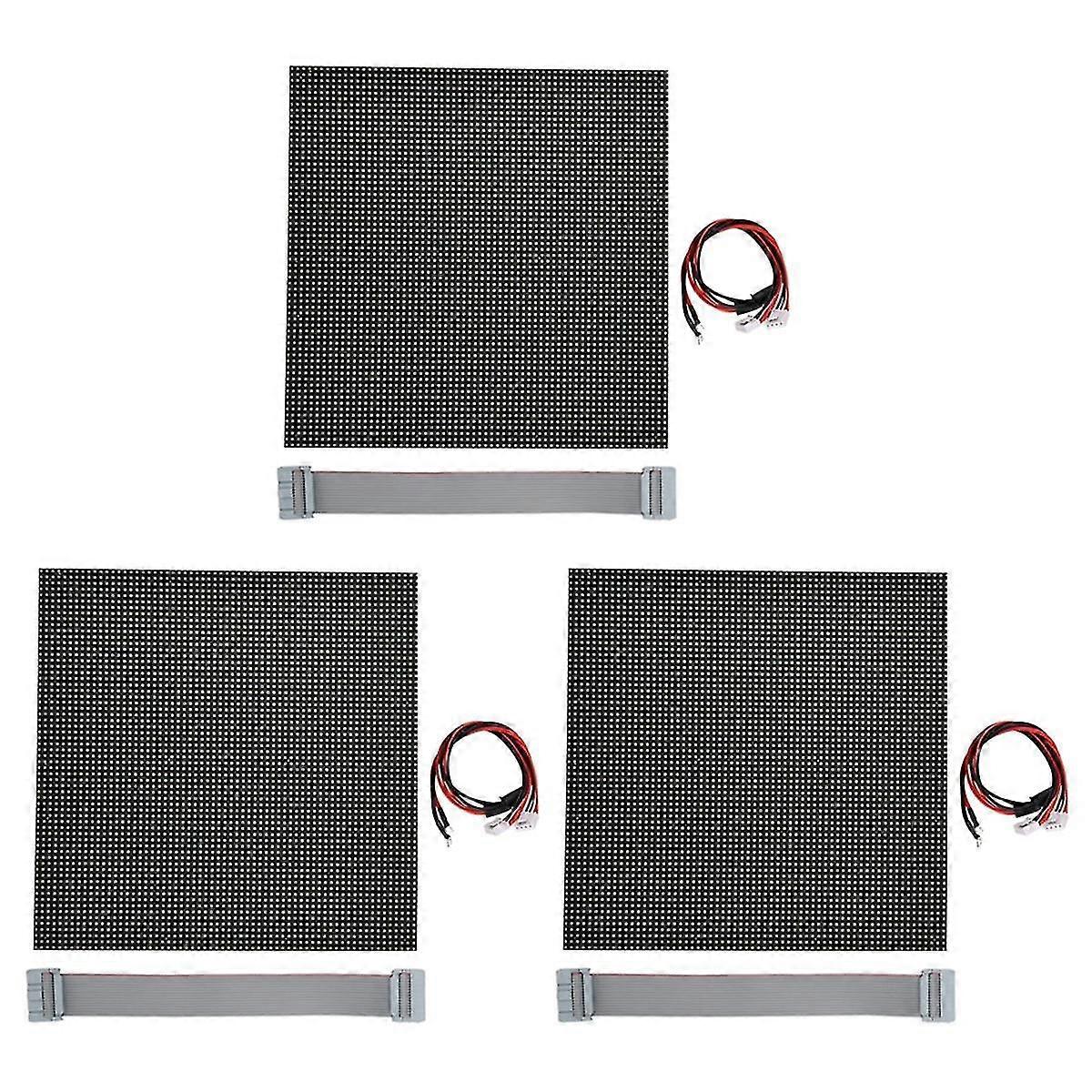 3pcs P3 Full Color Unit Board Indoor Conference Room Large Screen Led Display Module Electronic Advertising Screen