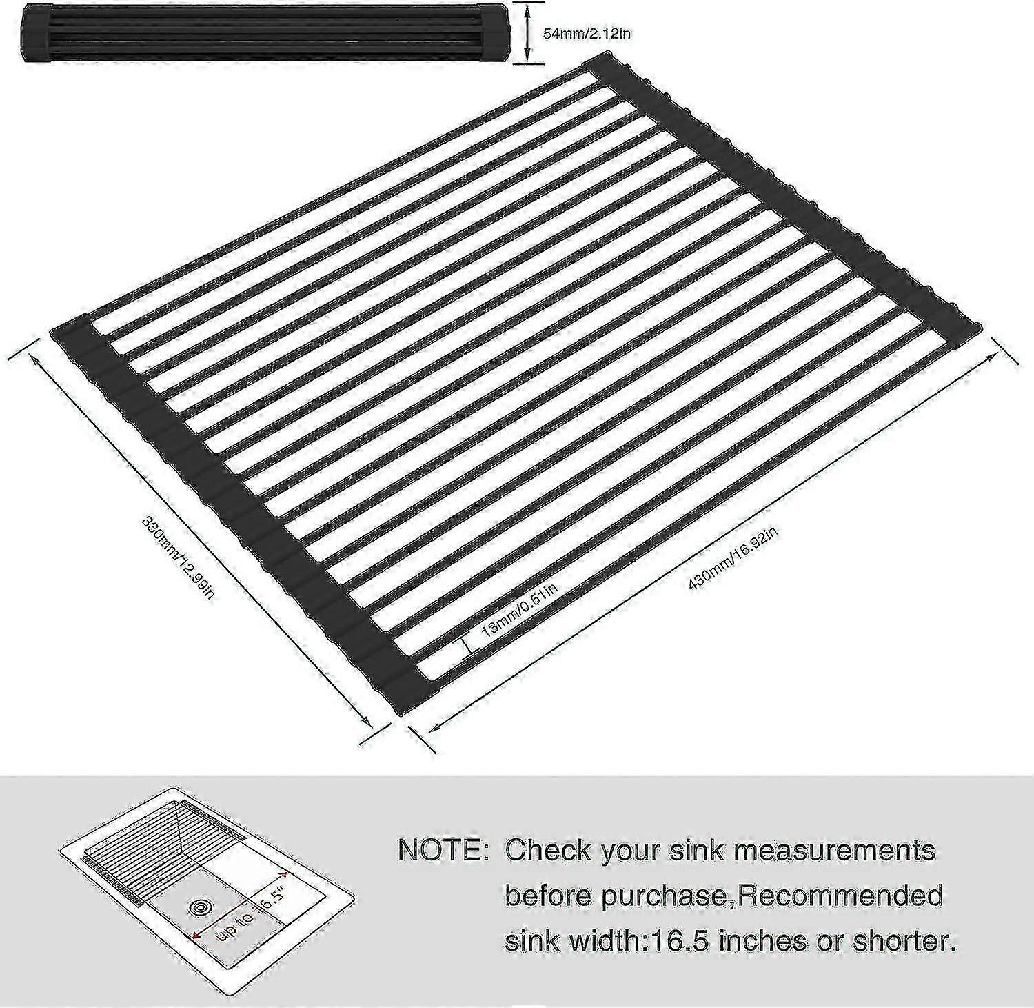 Roller Shutter Folding Drainage Rack, Foldable Water Tank Silicone Storage Rack
