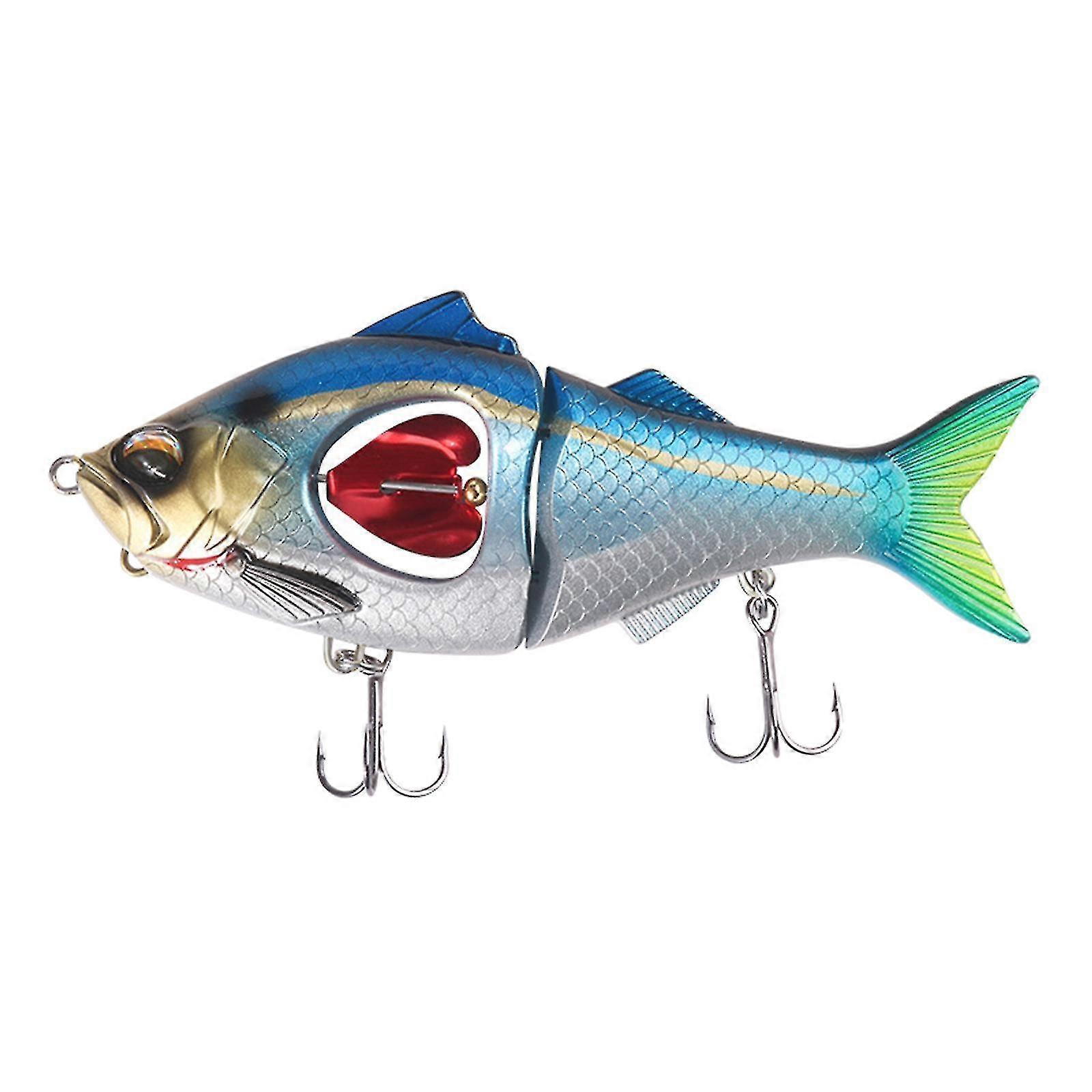 3D Jointed Casting Köder Drillinge Haken Harter Crankbait Sink Tackle Swimbait