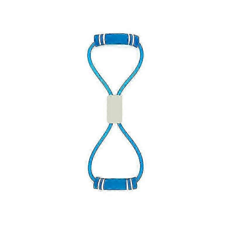 Yoga Gummiband i Plast, 3 delar, Blå