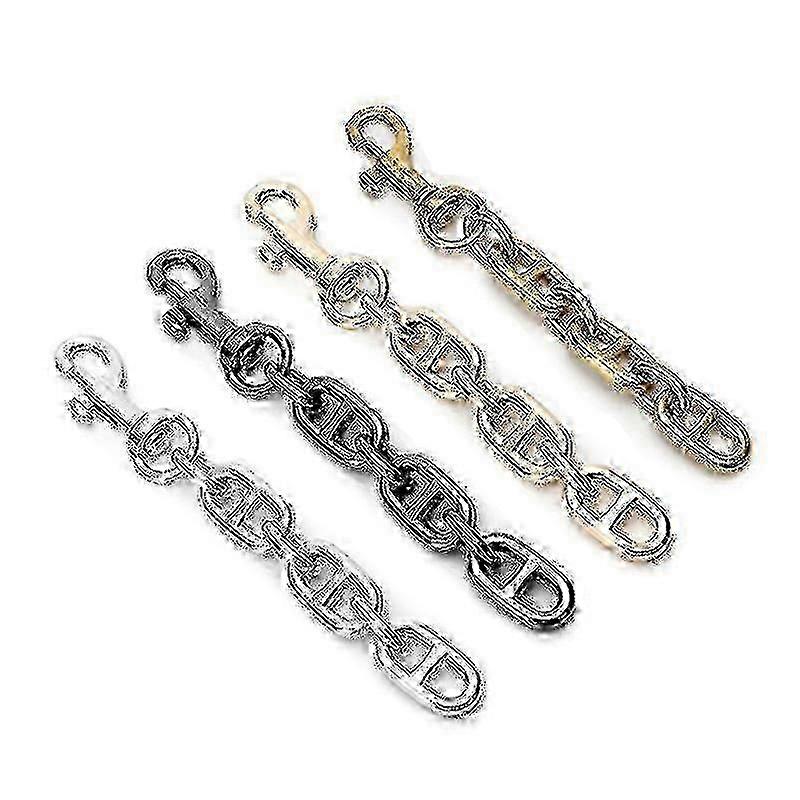 Purse Strap Extender Short Bag Chain Handle With Swivel Clasp For Underarm Bag Shoulder Bag(4pcs)