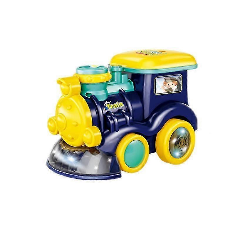 Electric sound and light bubble train summer children's toy gift automatic bubble machine