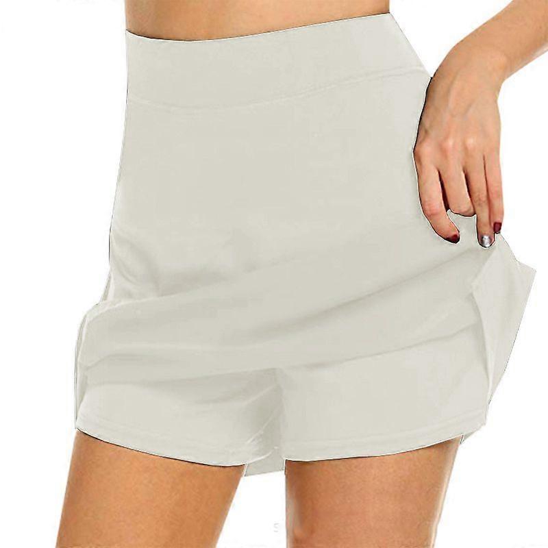 Anti-frottement Active Skorts Super Doux Confortable Femmes Athlétique Jupes légères avec shorts Poches Running Tennis