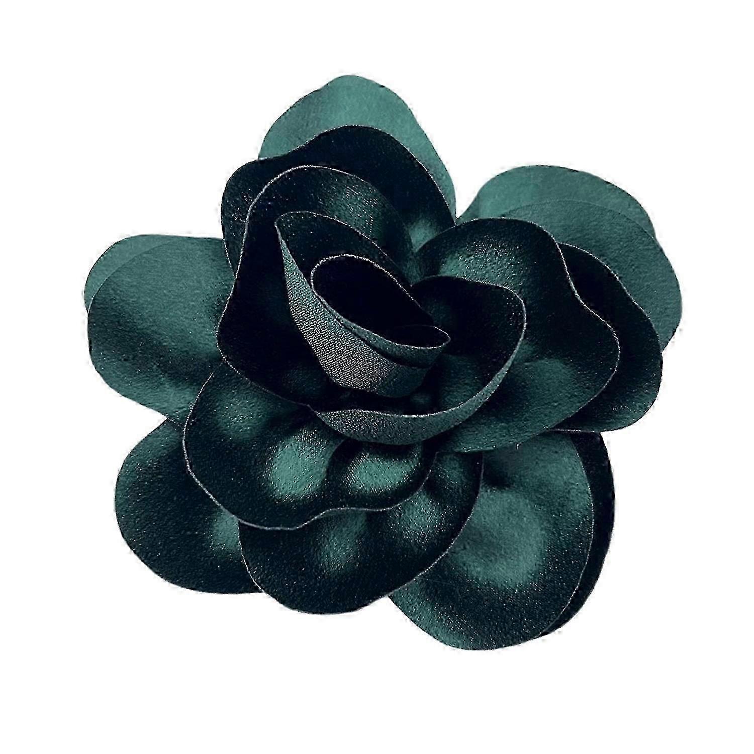 正式场合胸花法式大玫瑰缎布新娘新郎婚礼胸针舞会派对