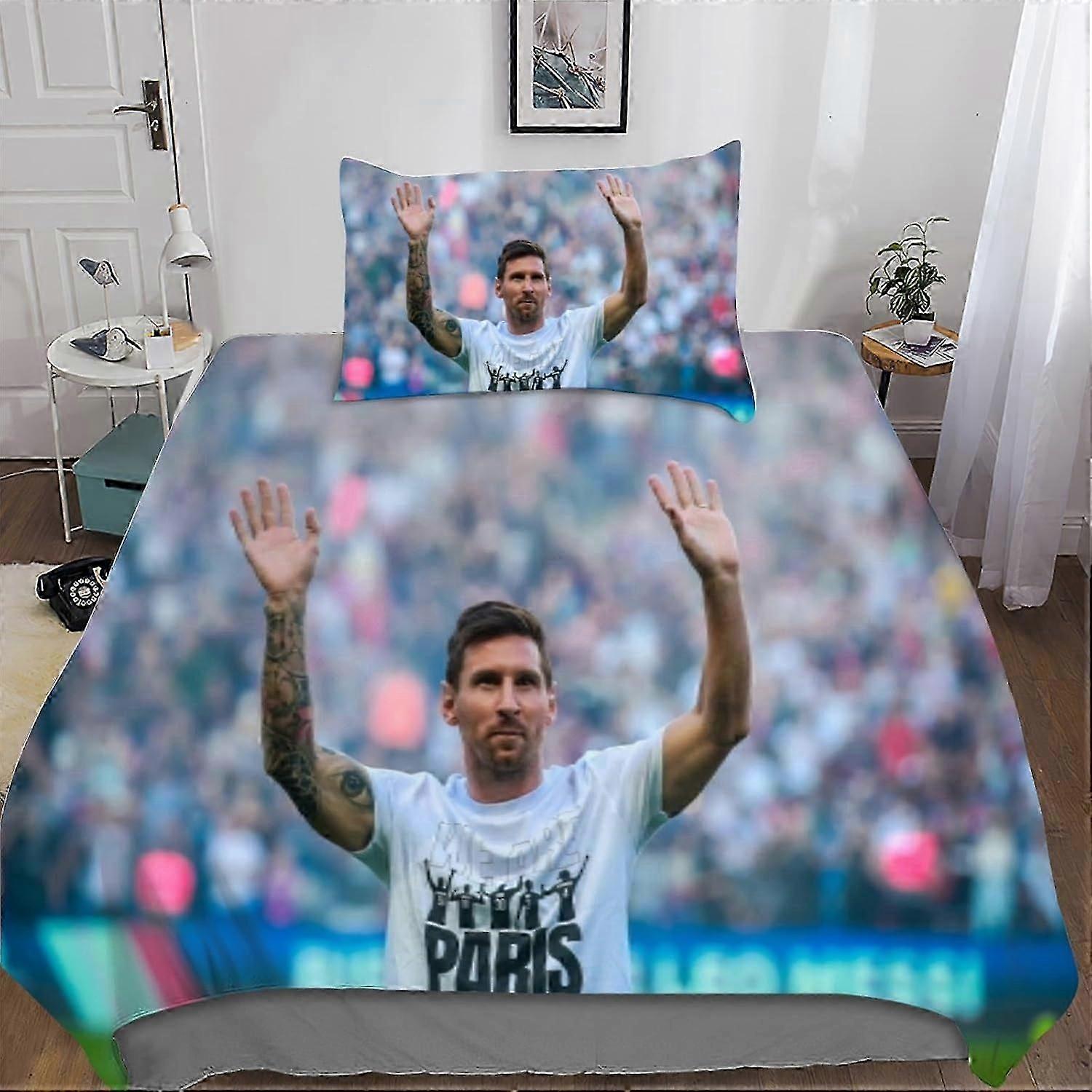 J2763 Lençóis Michael Jackson Conjunto de Cama 3D cartoon Cama Colcha Capa de Edredão de Microfibra Macia Conjunto de Capa de Edredão com 2 Fronhas para quarto de crianças Cama Ela