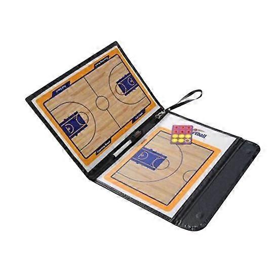 Football Tactical Board Magnetic Coaching Clipboard Kit Foldable Strategy Coaches Board with Markers