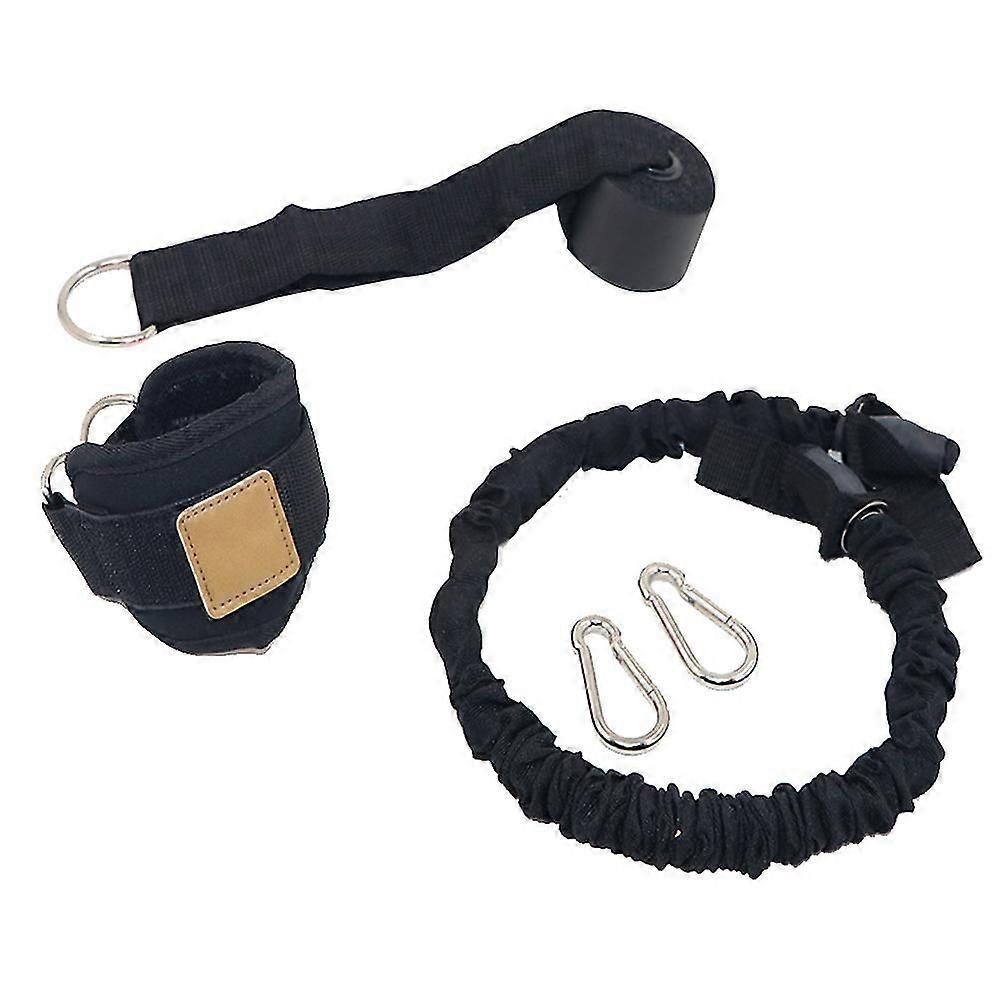 Ankle Strap With Resistance Band Neoprene Padded Ankle Straps