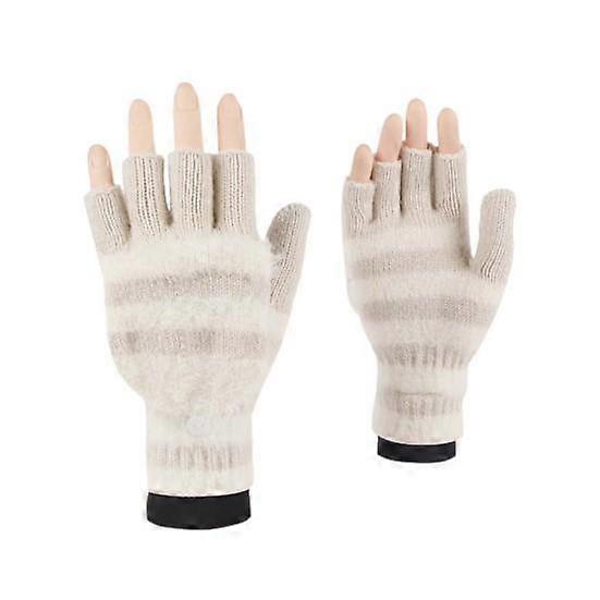 High Elasticity Fine Texture Mittens Great Thermal Knitted Fabric Convertible Flip