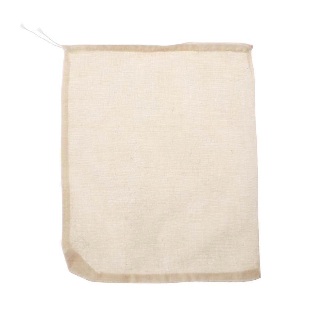 5 Pcs Reusable Tea Filter Bags with Drawstring Tea Infuser Pocket for Loose Leaf  25*20CM