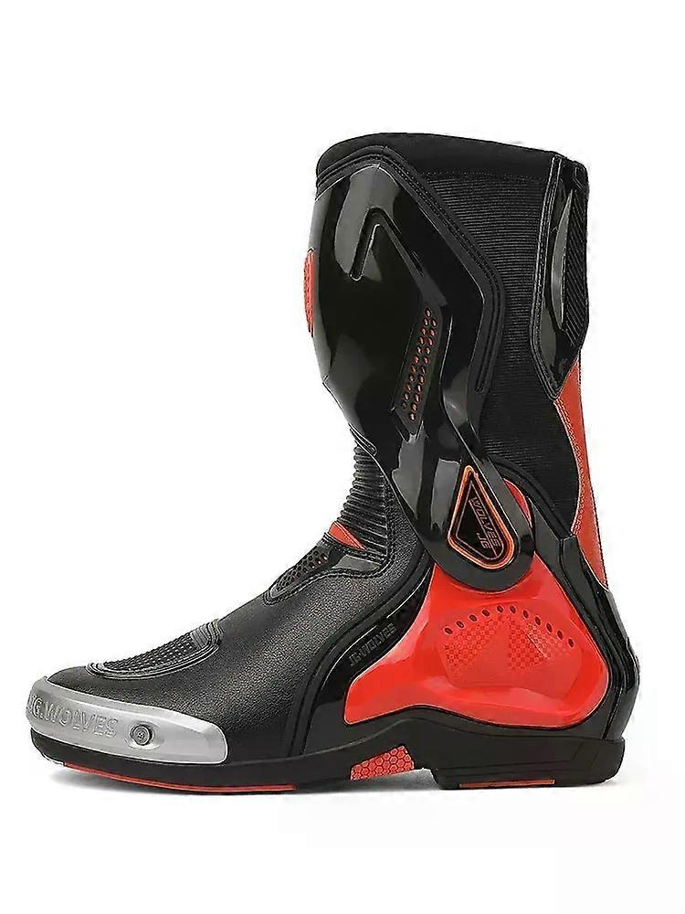 Boussder Chaussures de moto pour hommes chaussures de cyclisme antichute consolidant la stabilité bo